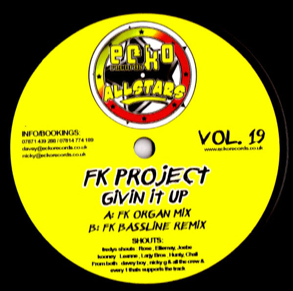 FK Project : Givin It Up (12")