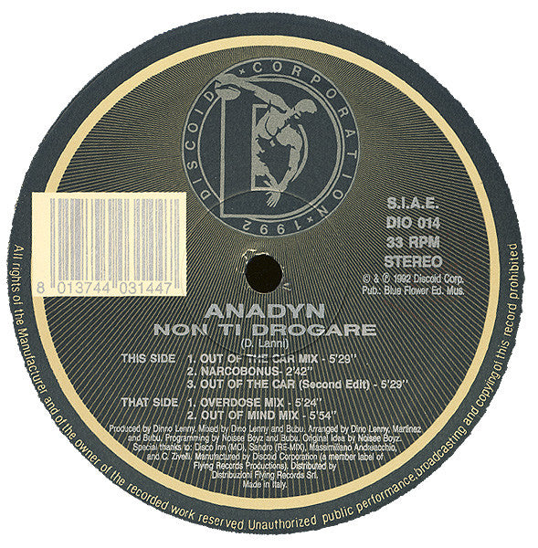 Anadyn : Non Ti Drogare (12")