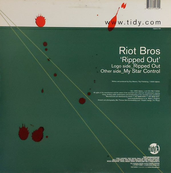 Riot Bros* : Ripped Out / My Star Control (12", Single)