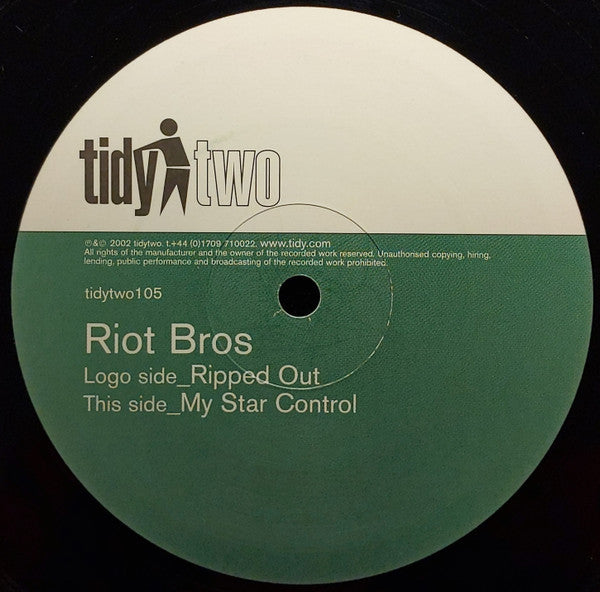 Riot Bros* : Ripped Out / My Star Control (12", Single)