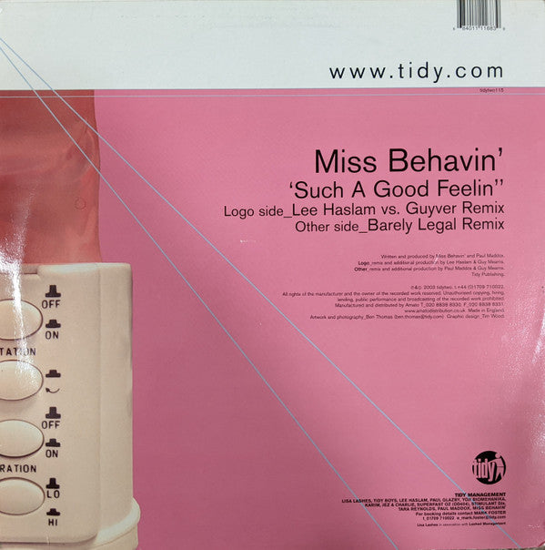 Miss Behavin' : Such A Good Feelin' (12")