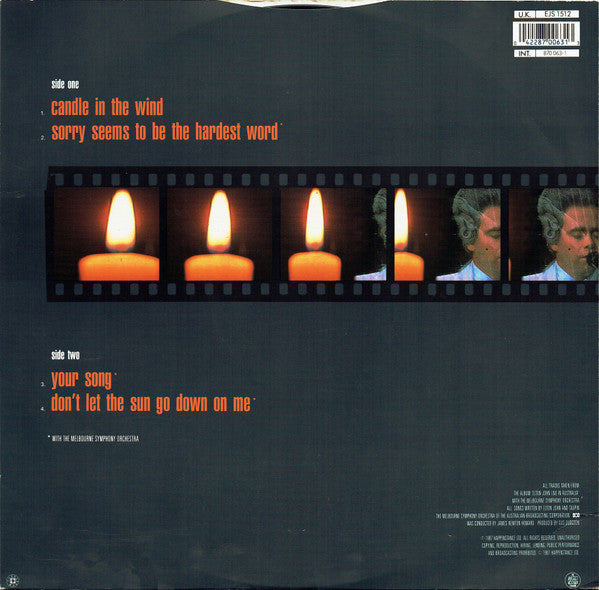 Elton John : Candle In The Wind (12", Single)