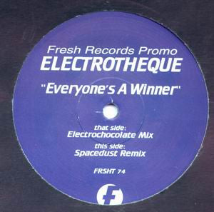 Electrotheque : Everyone's A Winner (12", Promo)