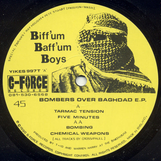 Biff'um Baff'um Boys : Bombers Over Baghdad E.P. (12", EP)