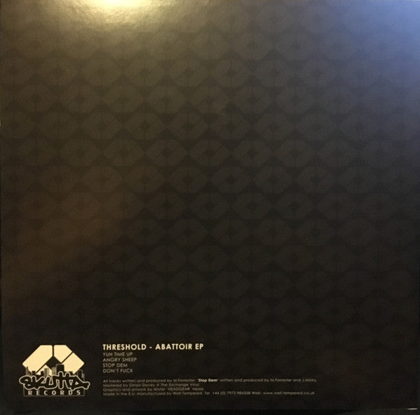 Threshold (10) : The Abattoir EP (12", EP, Cle)