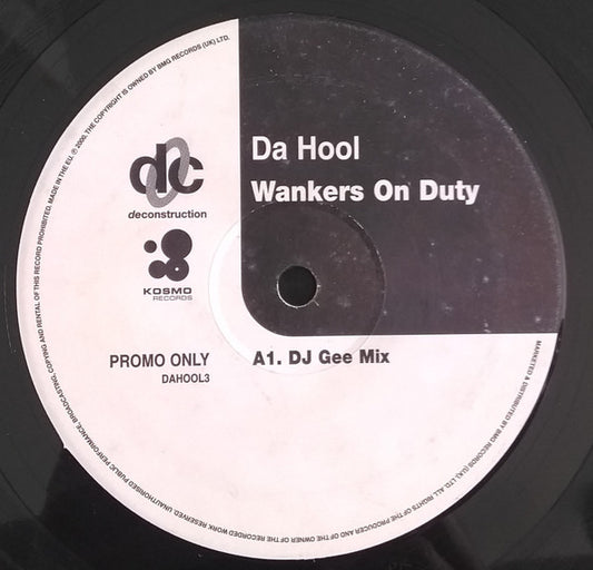 Da Hool : W.O.D. - Remixes (12", Promo)