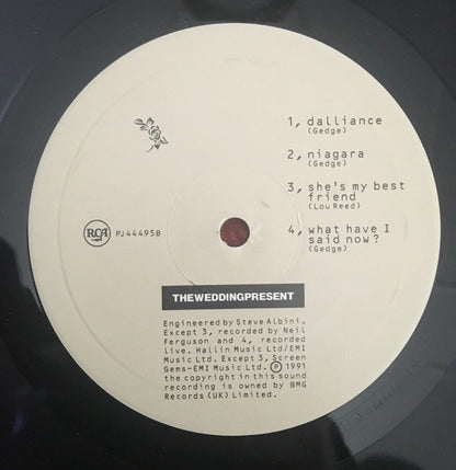 The Wedding Present : Dalliance (10", Single, Ltd, Num)