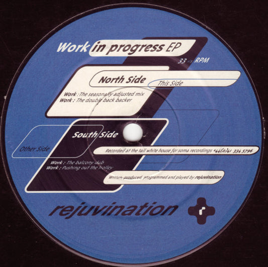 Rejuvination : Work In Progress EP (12", EP)