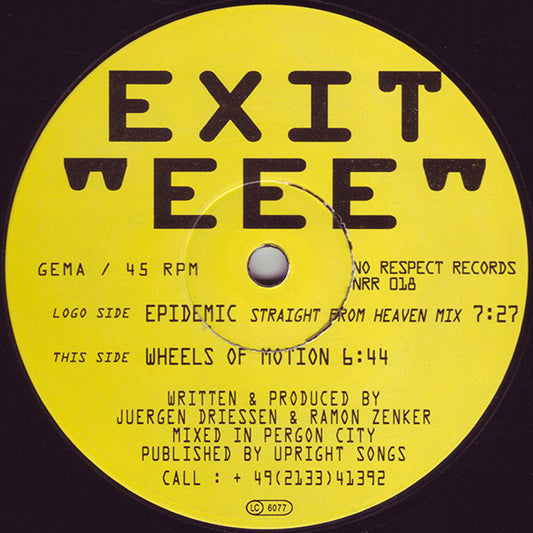 Exit "EEE"* : Epidemic (12")