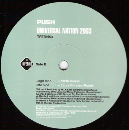 Push : Universal Nation 2003 (12")