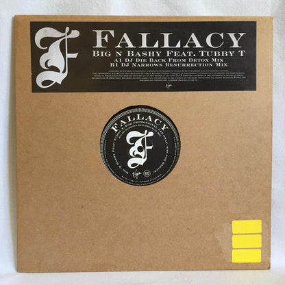 Fallacy Feat. Tubby T : Big N Bashy (12", Promo)