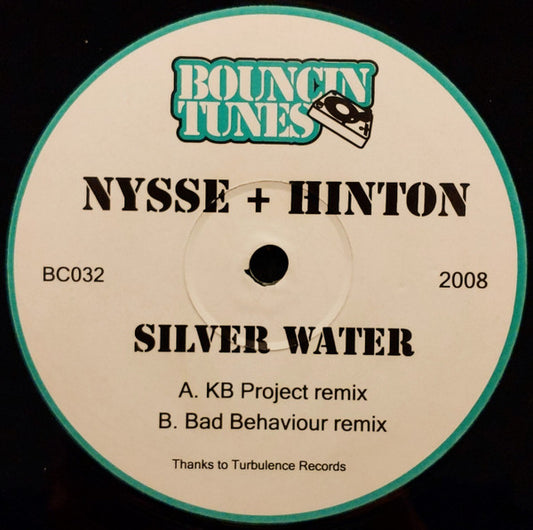 Nysse* + Hinton* : Silver Water (12")