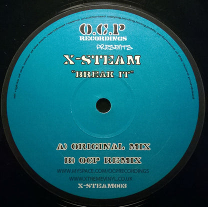 X-Steam : Break It (12")