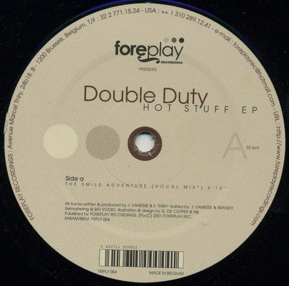 Double Duty : Hot Stuff EP (12", EP)