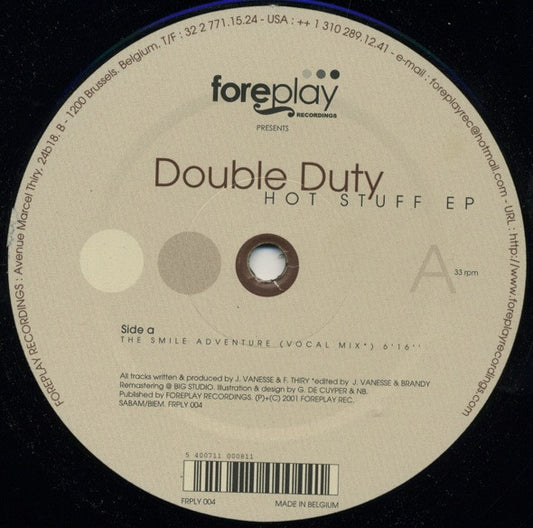 Double Duty : Hot Stuff EP (12", EP)