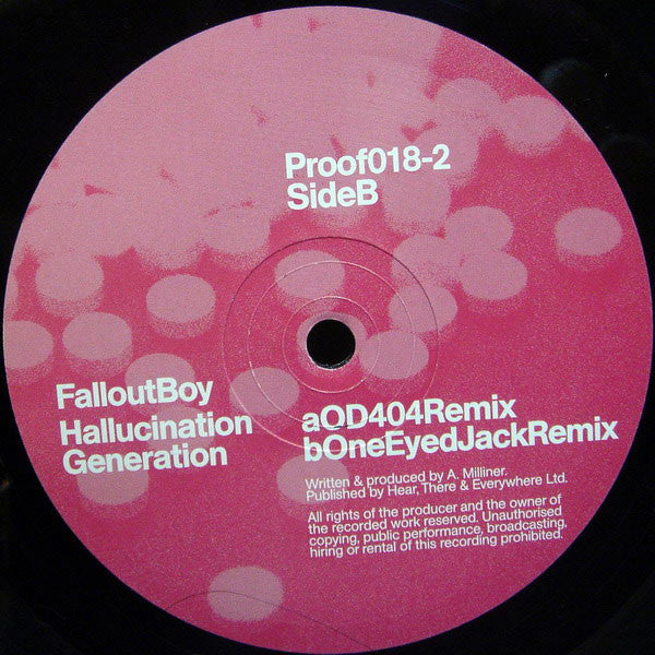 Fallout Boy : Hallucination Generation (12")