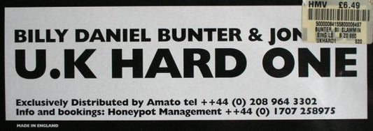 Billy Daniel Bunter & Jon Doe : Slammin / Long Way (12")
