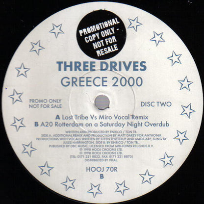 Three Drives : Greece 2000 (12", Promo, 2/2)