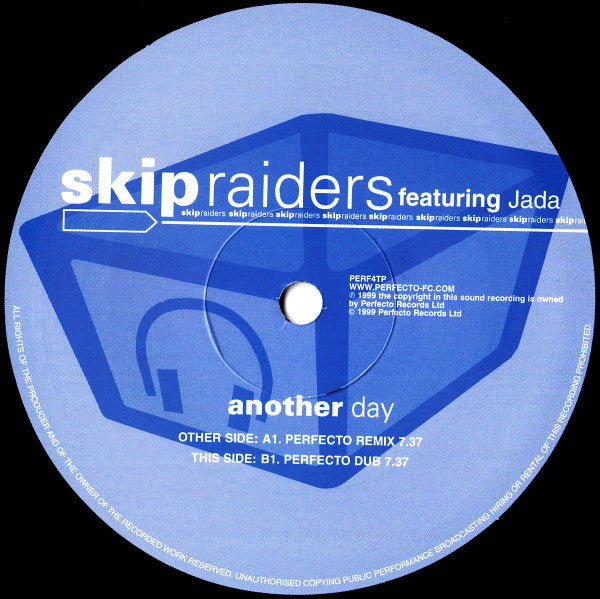 Skip Raiders Featuring Jada (7) : Another Day (2x12", Single, Promo)