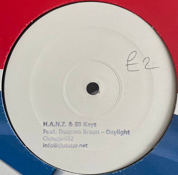 H.A.N.Z. & 88 Keys : Daylight (12", Promo, W/Lbl)