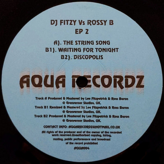 DJ Fitzy Vs Rossy B* : EP 2 (12", EP)
