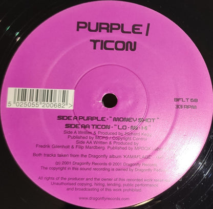 Purple / Ticon : Money Shot / Lo-Mi-Hi (12")