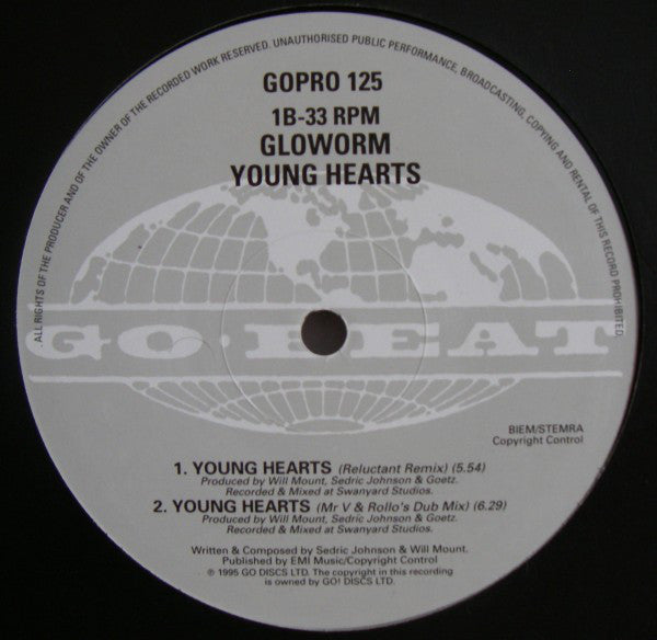 Gloworm : Young Hearts (2x12", Promo)