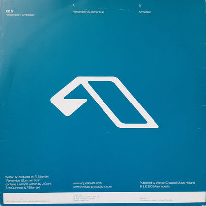 P.O.S* : Remember / Amnesiac (12")