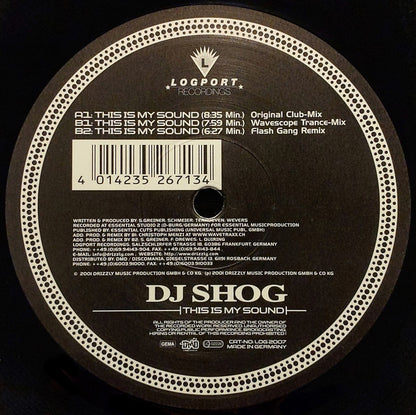 DJ Shog : This Is My Sound (12", Com)
