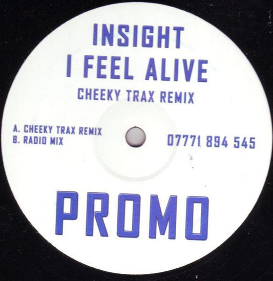 Insight (3) : I Feel Alive (12", Promo)