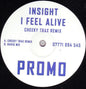 Insight (3) : I Feel Alive (12", Promo)