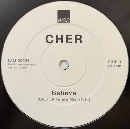 Cher : Believe (12", Promo)