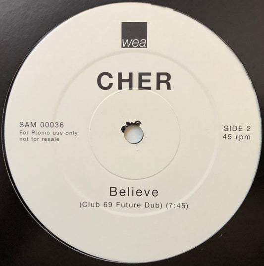 Cher : Believe (12", Promo)