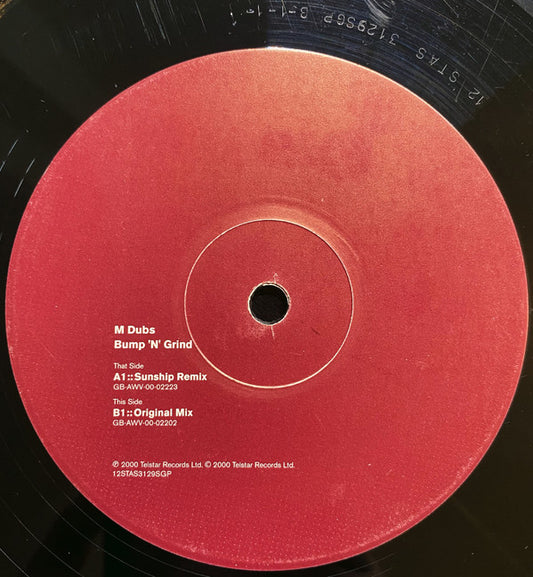M Dubs : Bump 'N' Grind (12")