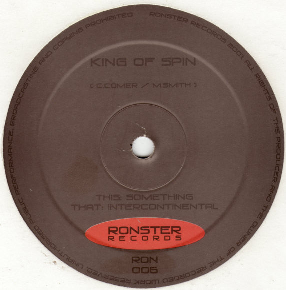 King Of Spin : Something (12")