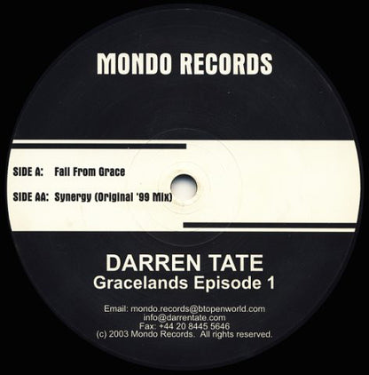 Darren Tate : Gracelands Episode 1 (12")