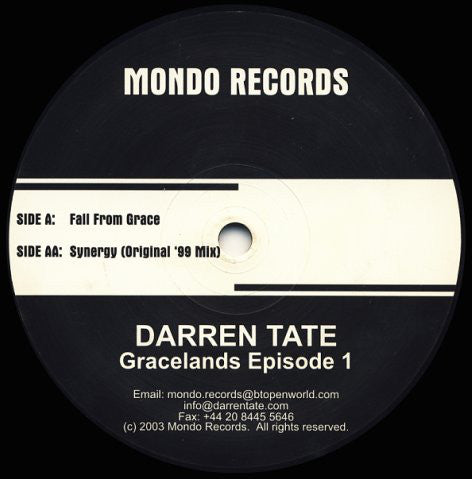 Darren Tate : Gracelands Episode 1 (12")