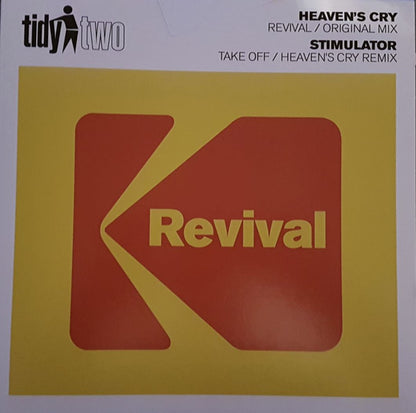 Heaven's Cry / Stimulator : Revival / Take Off (12", Whi)