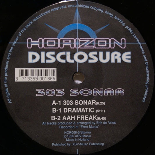 Disclosure : 303 Sonar (12")