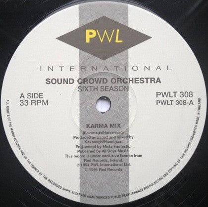 Sound Crowd Orchestra* : Sixth Season (12")