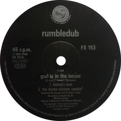 RumbleDuB : God Is In The House (12")