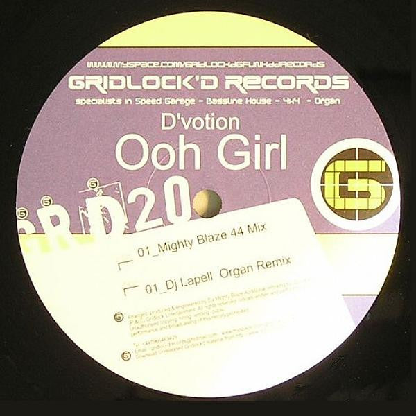 D'Votion : Ooh Girl (12")