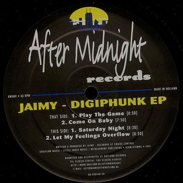 Jaimy : Digiphunk EP (12", EP)