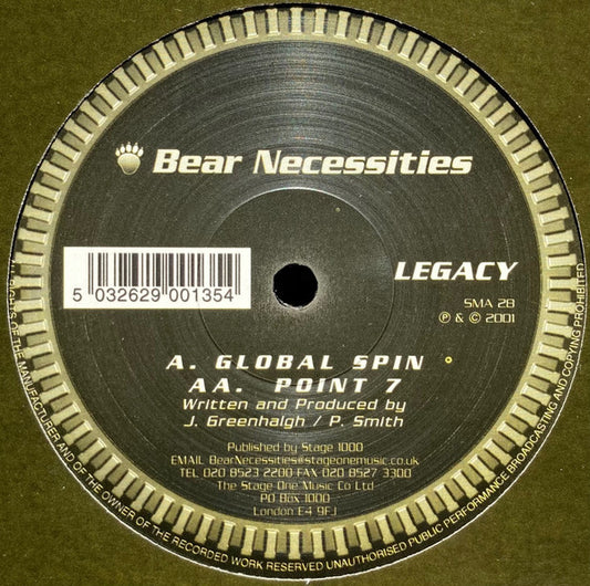 Legacy : Global Spin / Point 7 (12")