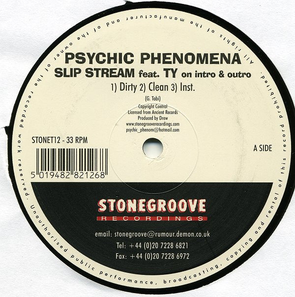 Psychic Phenomena (2) : Slip Stream (12", Single)