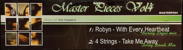 Various : Master Pieces Vol 4 (12", Unofficial, W/Lbl)