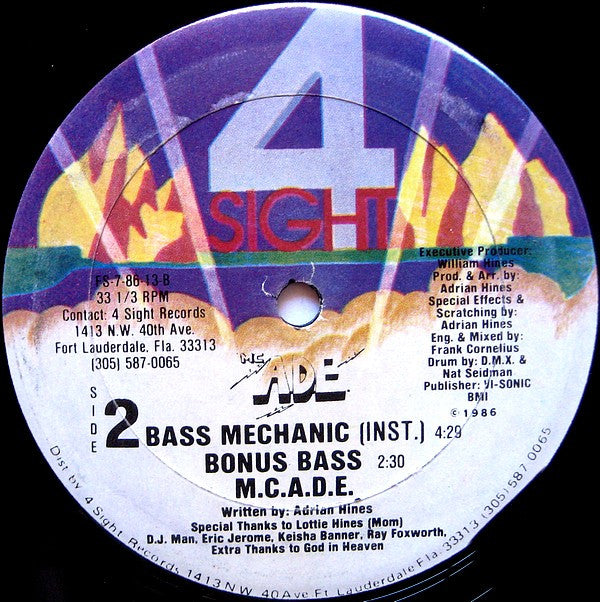 M.C.A.D.E.* : Bass Mechanic (12", RP)