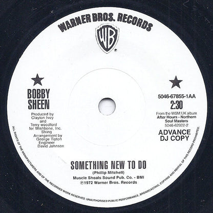 Ben E. King / Bobby Sheen : I Can't Break The News To Myself / Something New To Do (7", Ltd, Promo, Smplr)
