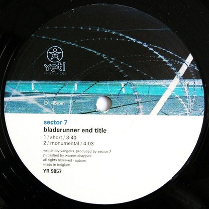 Sector 7 : Bladerunner End Title (12")