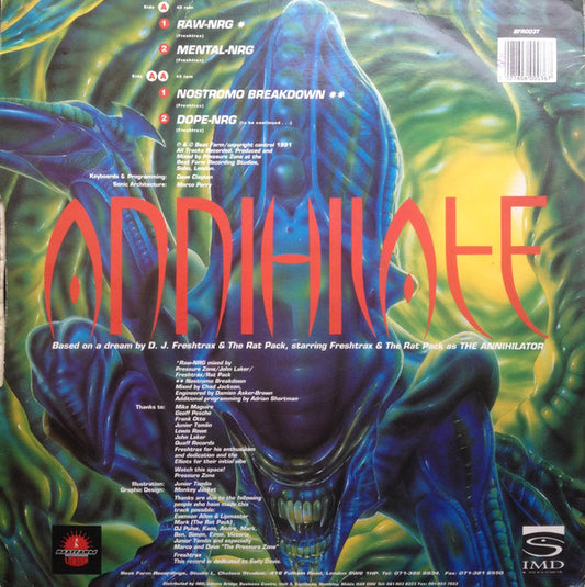 The Annihilator : Annihilate (12")